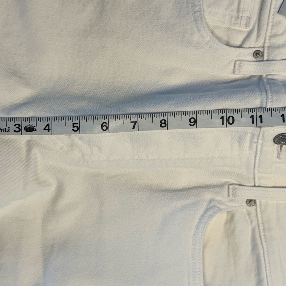 NIB Frank & Eileen Italian vintage Monaghan White Jeans - Picture 13 of 13